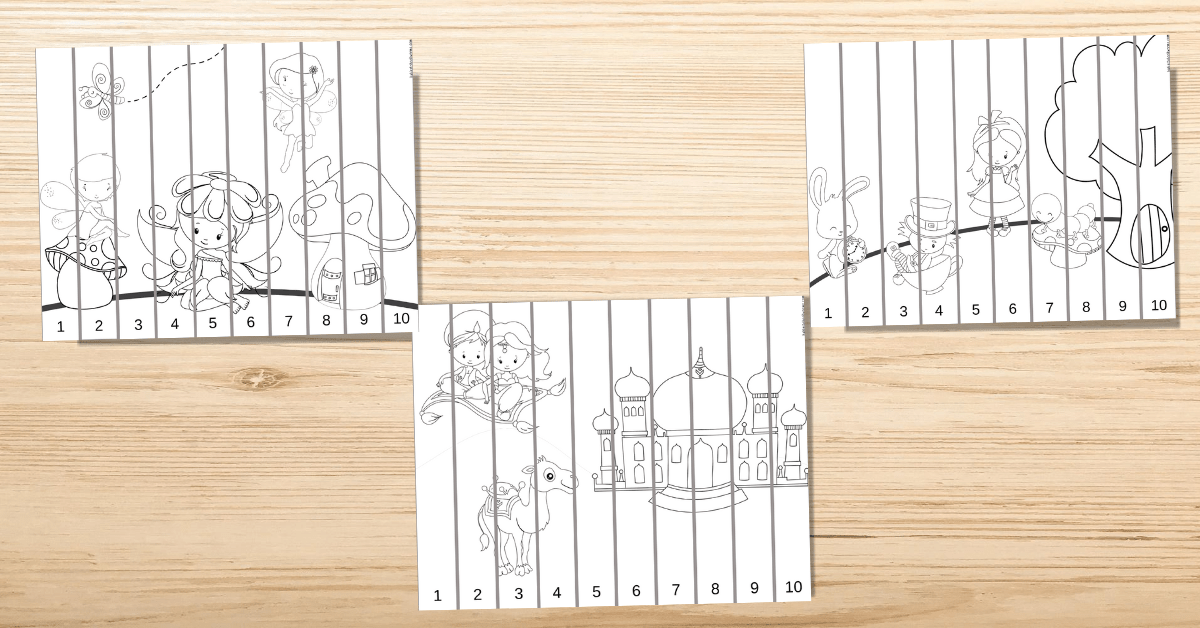 Fairy Tale Number Order Puzzles | Babies to Bookworms