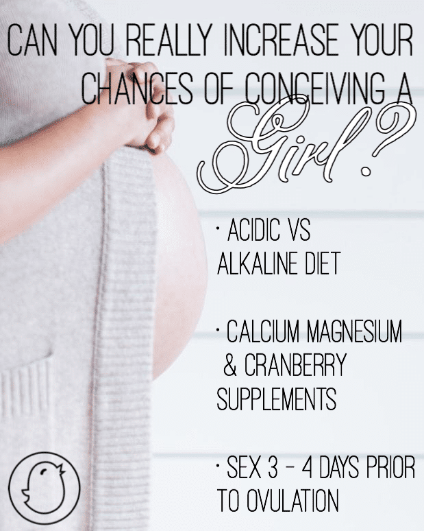 Conceiving a Girl Secret Gender Swaying Tips Baby Chick