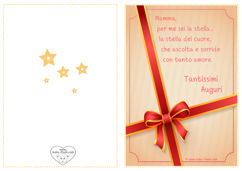 Biglietti Di Auguri Per La Festa Della Mamma Baby Flash