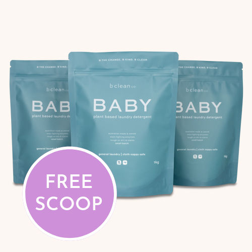 b clean co BABY detergent Best Washing Detergent for Cloth Nappies