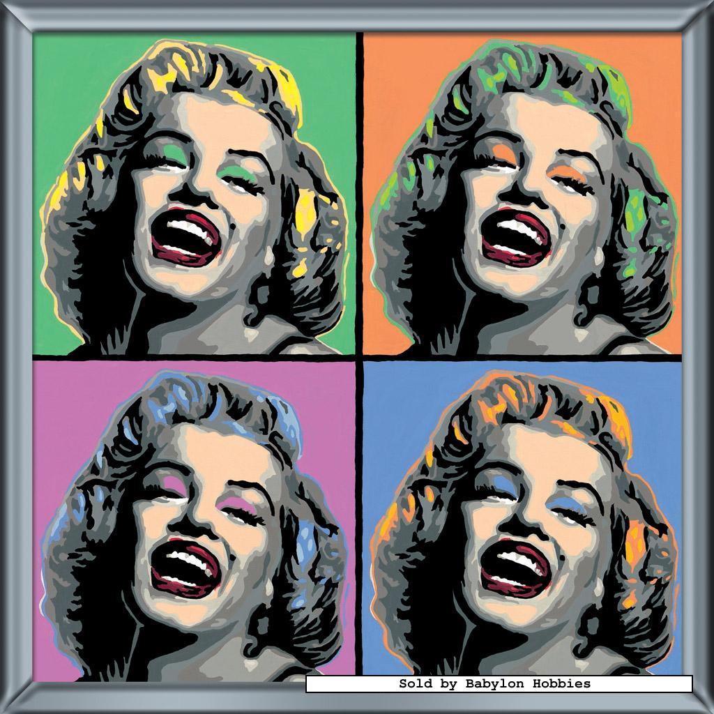 Painting by Numbers Pop art Marilyn Monroe (by