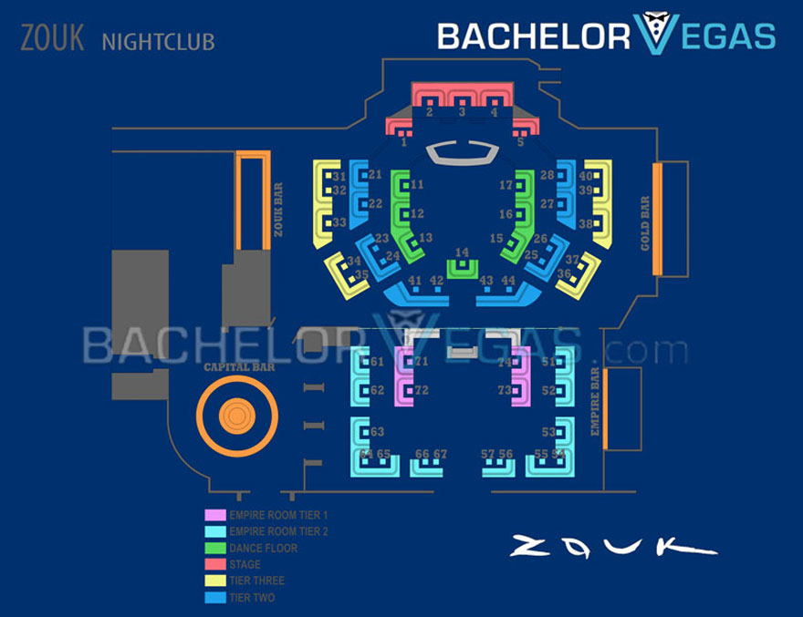 Zouk Las Vegas Bachelor Vegas