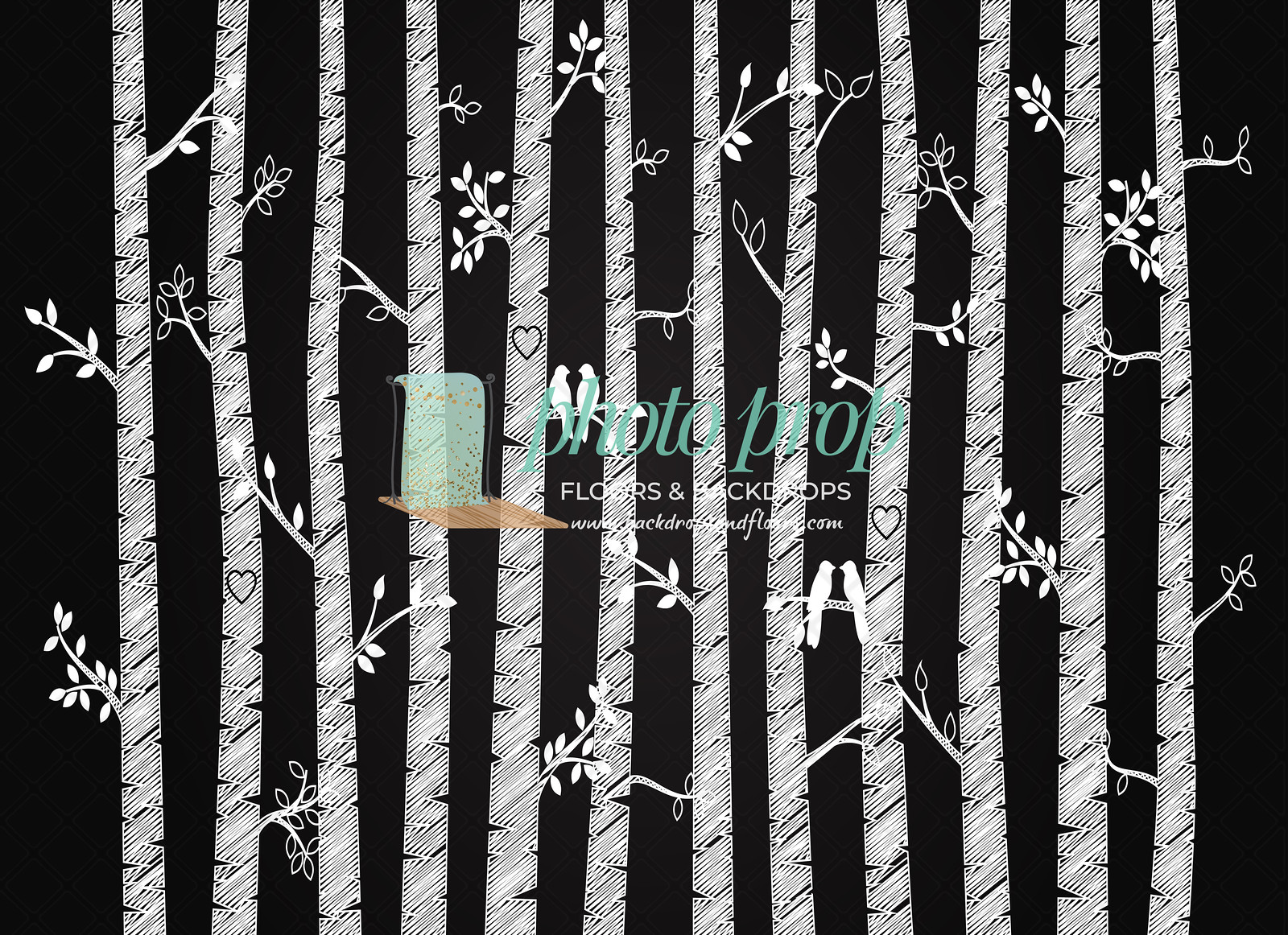 Birch Trees 3 (Horizontal Design)Birch Trees 3 (forest, woo