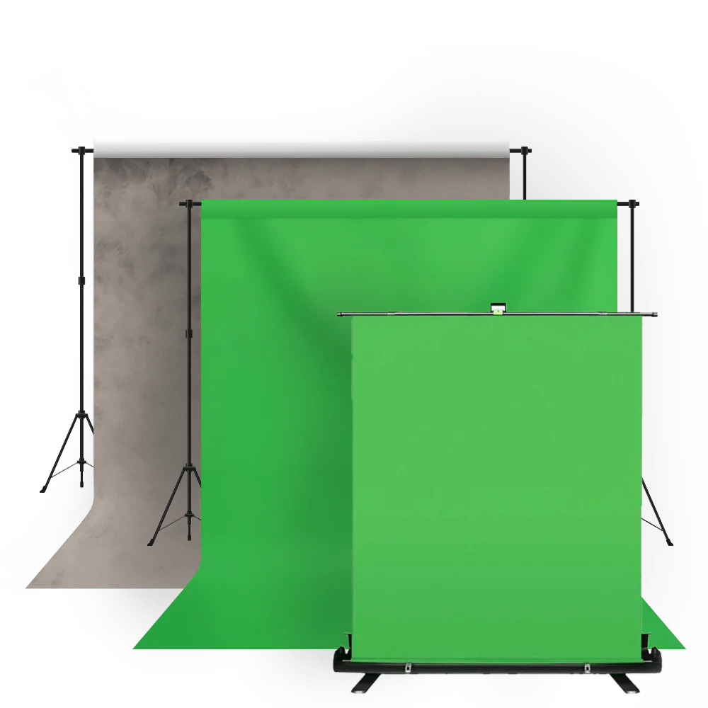 Black Backdrops with Stand for Photography Backdropsource