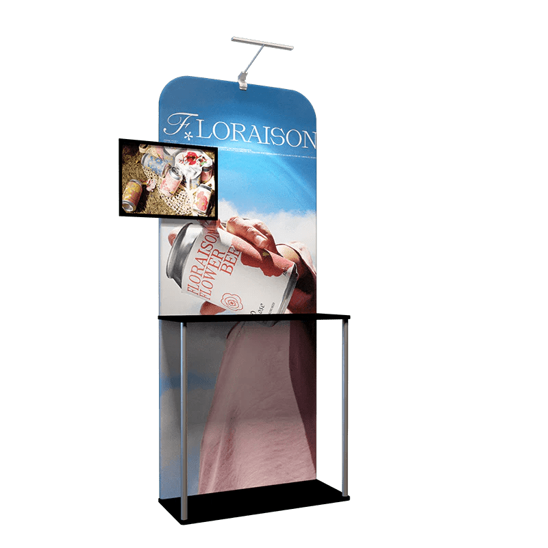 H8.5ft Portable Exhibition Display Stand for Trade Shows Backdropsource