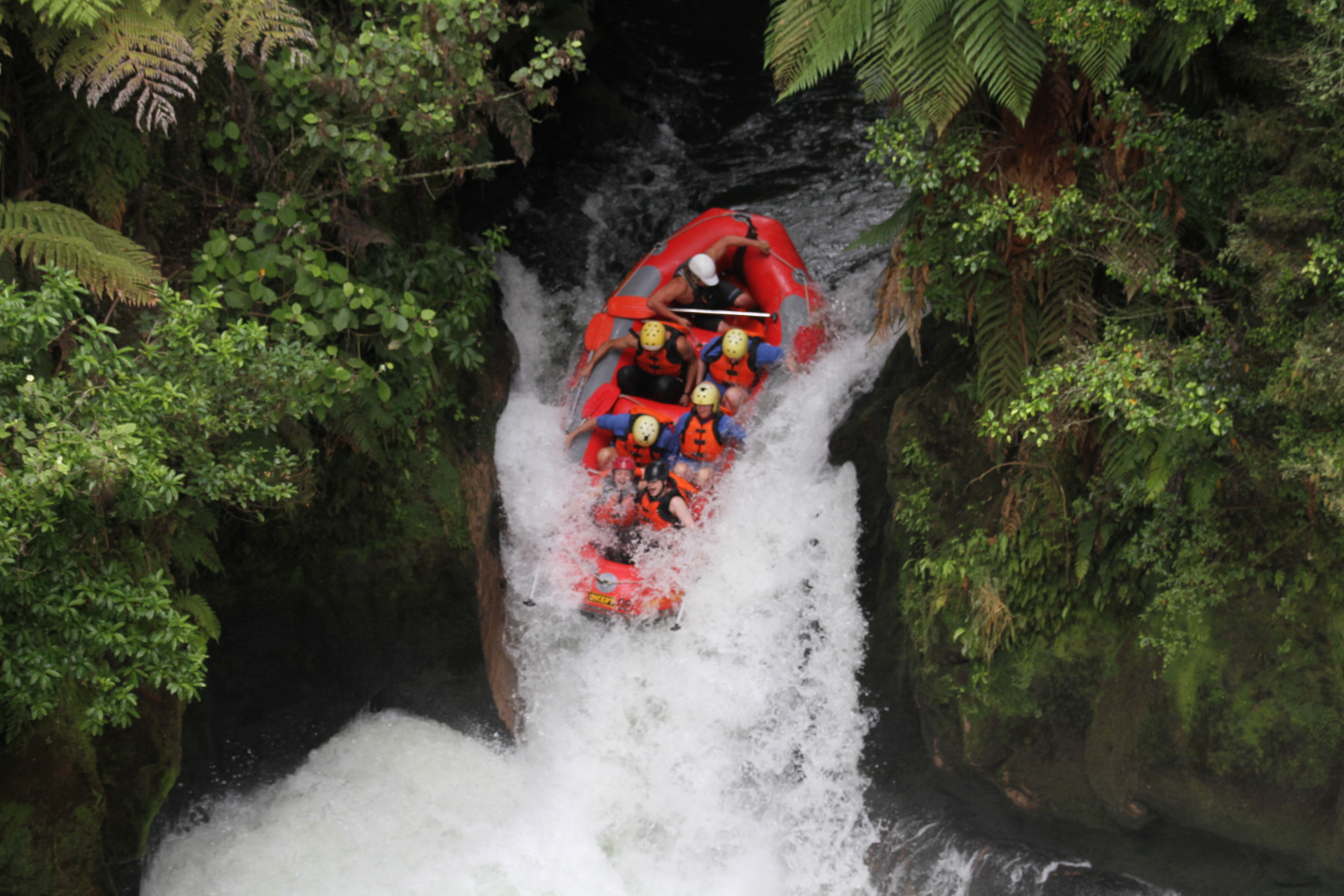 White Water Rafting on the Kaituna River, Rotorua, New Zealand The