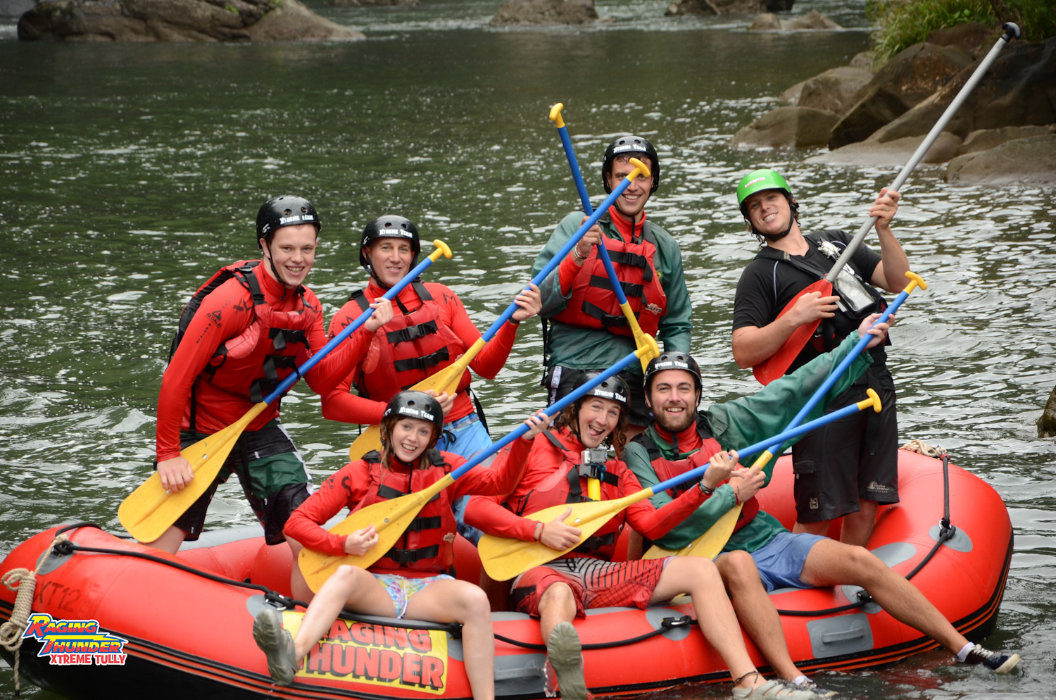 White Water Rafting On The Tully River Backpacker Banter