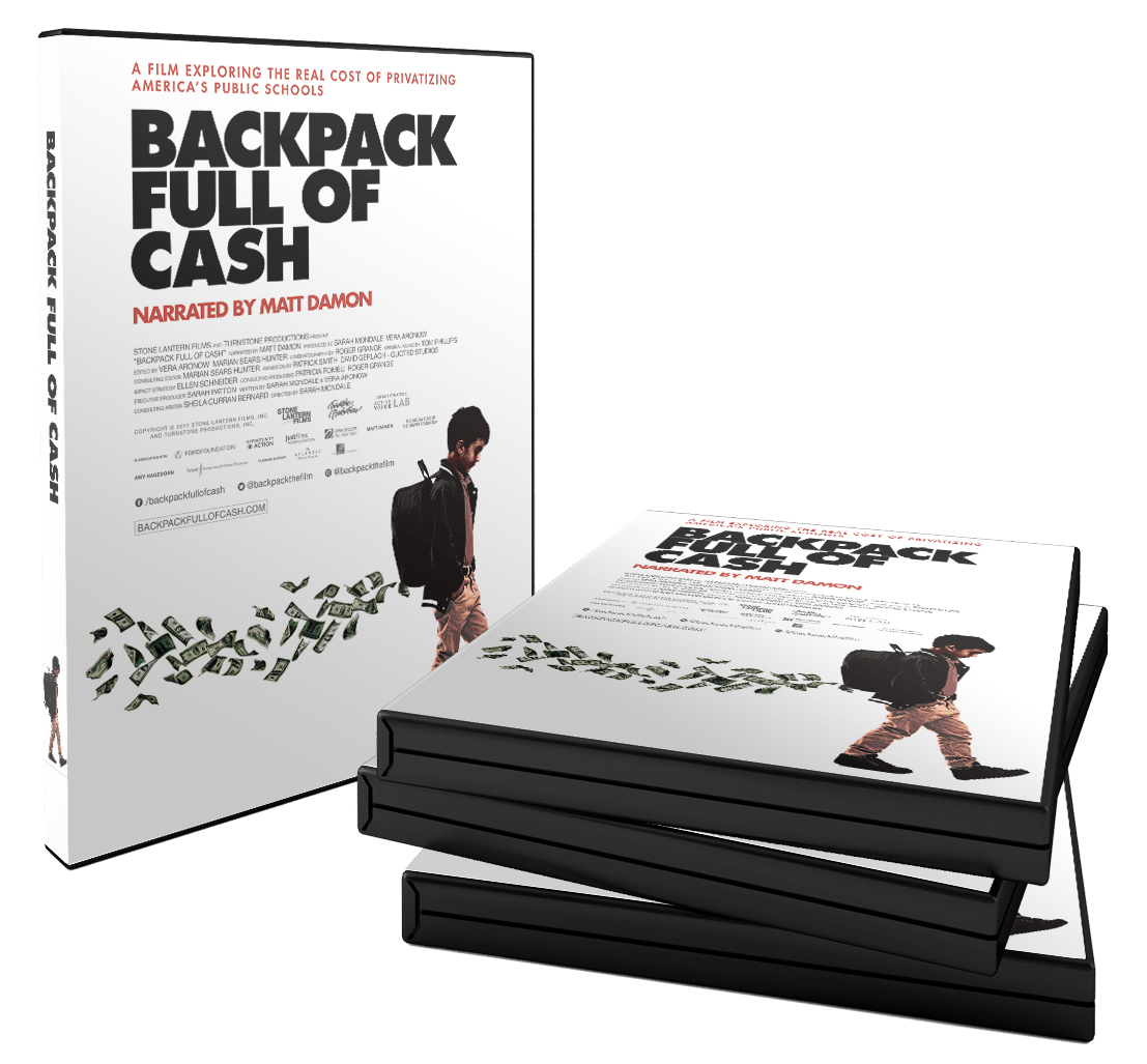 Store Backpack Full of Cash