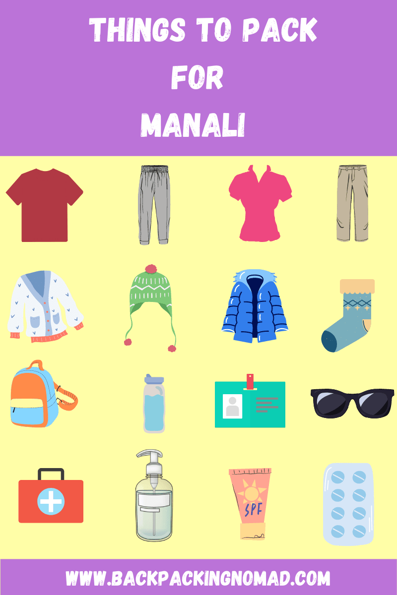 Things To Pack For Manali Swapnil's Comprehensive List