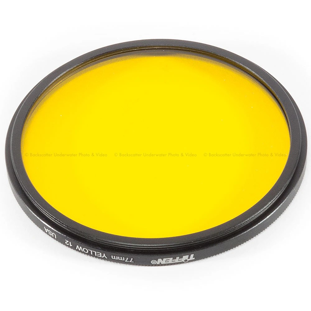 Fluorescence Yellow Barrier Filter for 77mm threads