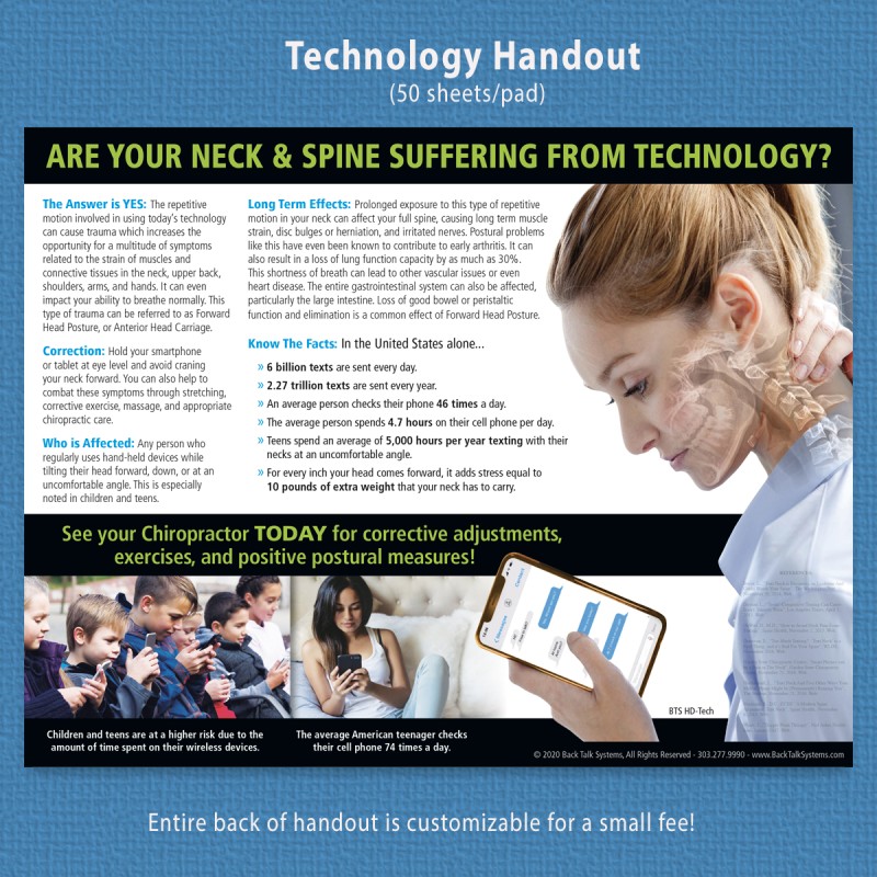 Negative Effect of Technology Pad/Handouts