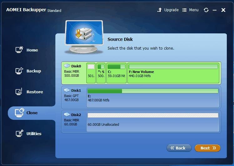 Clone SATA Disk to SSD Along with Windows 10/8/7