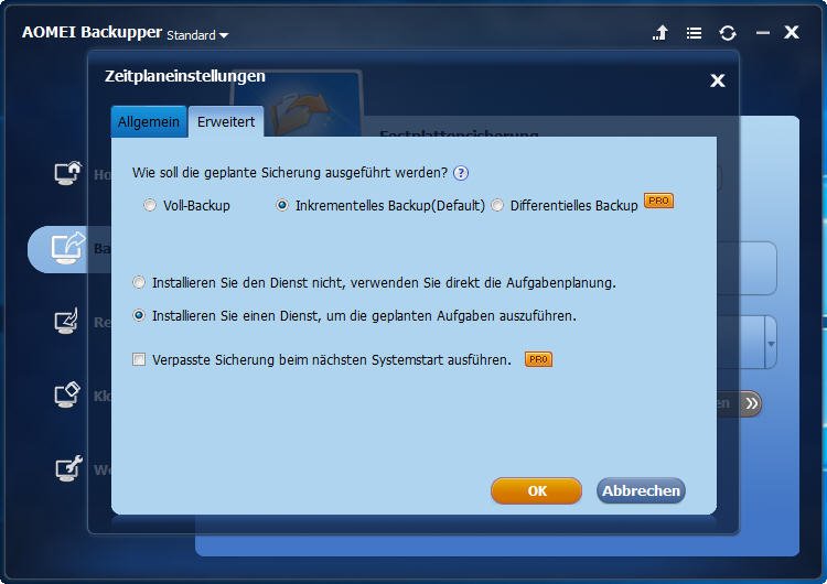 Wie kann man Windows 7 Inkrementelles Backup einfach machen?