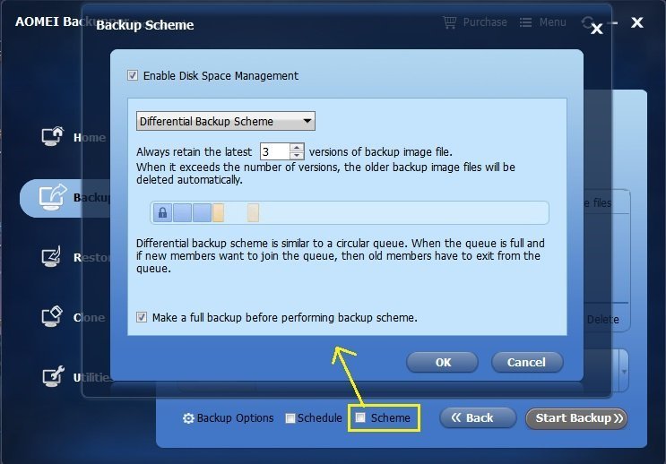 Schedule and automatic Backup Software