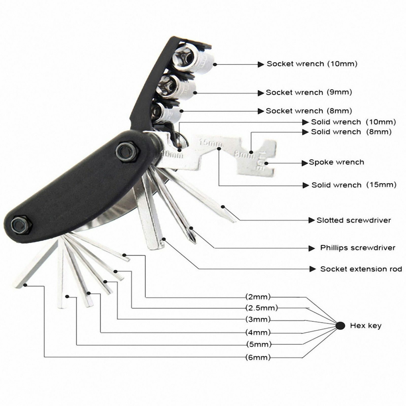 Wheelchair Multi Tool Back Up