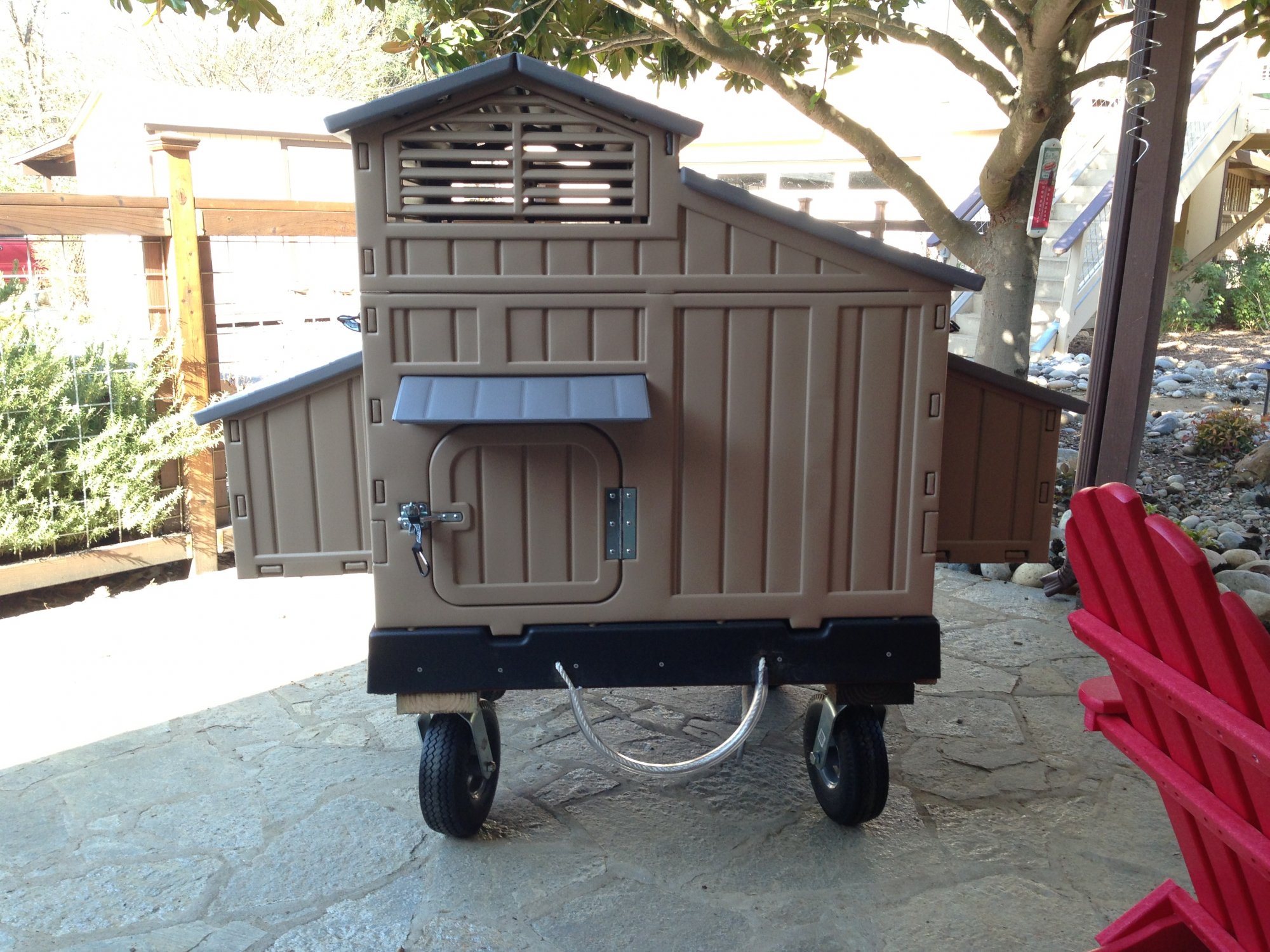 Made my Formex Snap Lock Coop into a chicken tractor BackYard Chickens Learn How to Raise
