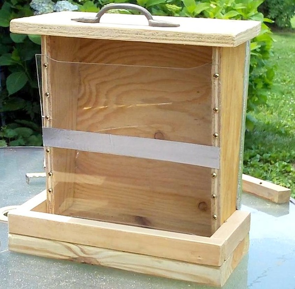 Our Handmade Multi Purpose Chicken Feeder BackYard Chickens Learn How to Raise Chickens