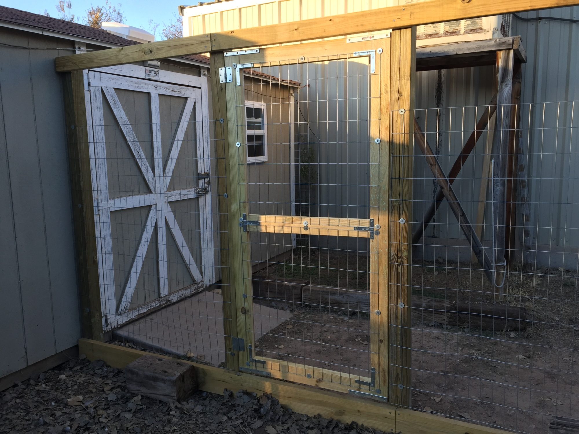 Gate from inside BackYard Chickens Learn How to Raise Chickens