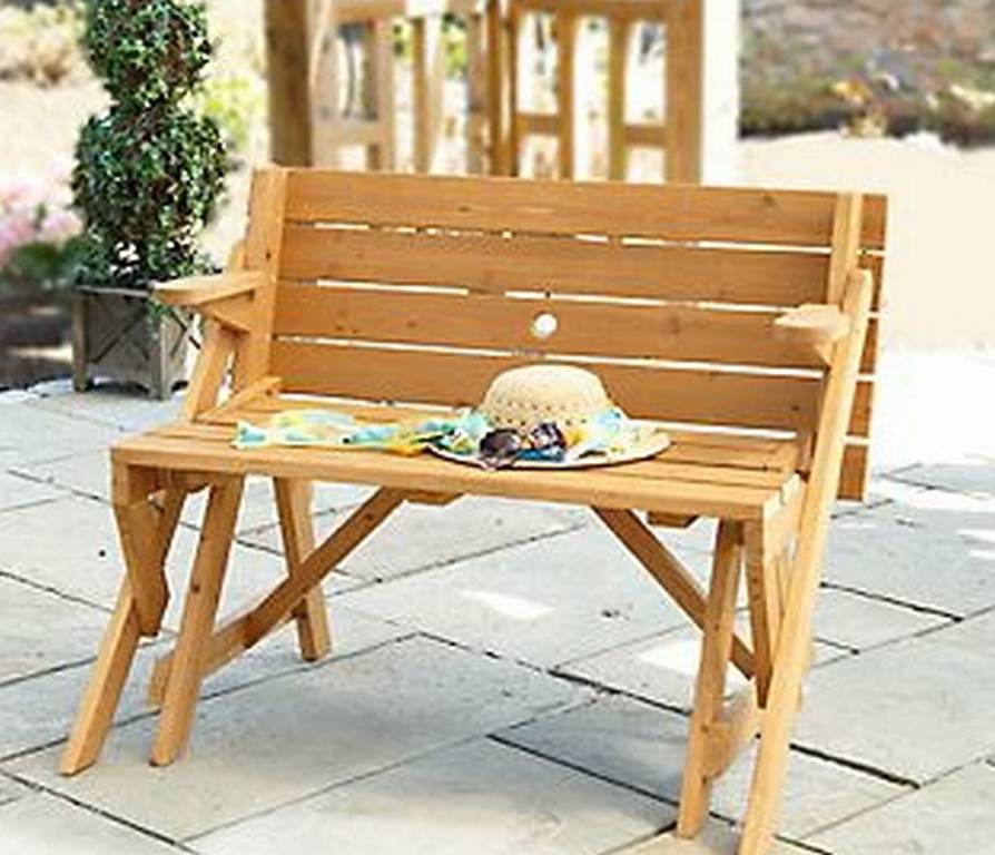 Interchangeable Picnic Table or Garden Bench MPGACT04
