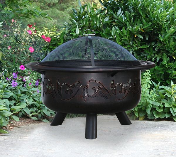 Oil Rubbed Bronze/Black Outdoor Firebowl WAD900SP