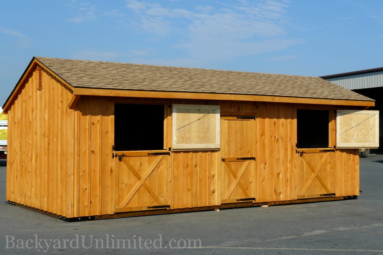 Horse Barns for Sale in California Backyard Unlimited