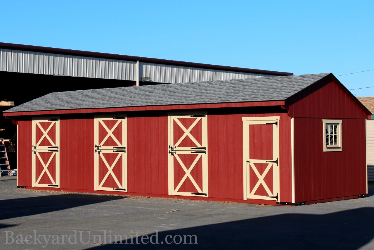 Horse Barns for Sale in California Backyard Unlimited