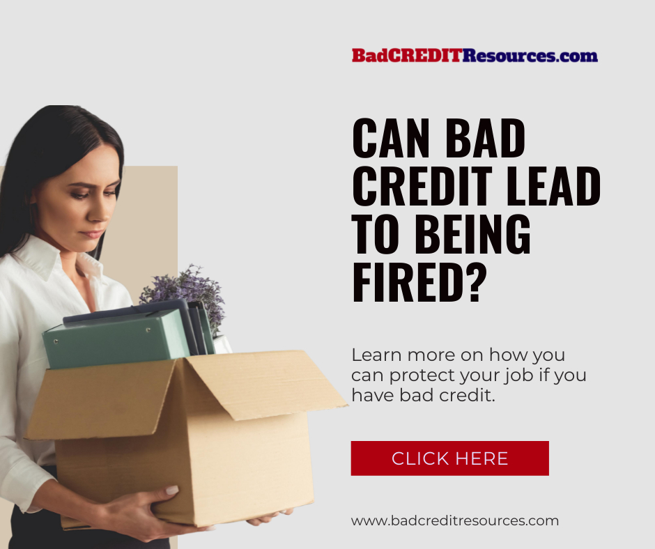 Can you get a job with bad credit