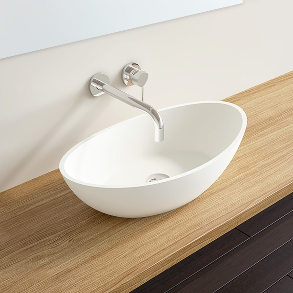 CounterTop Sink WB03 made of Stone Resin in matte or glossy