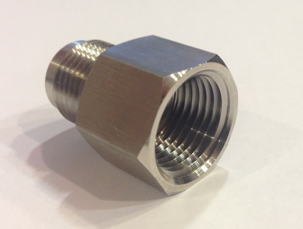 Steel 1/2" FPT x 1/2" Male Flare Bader Beer & Wine Supply