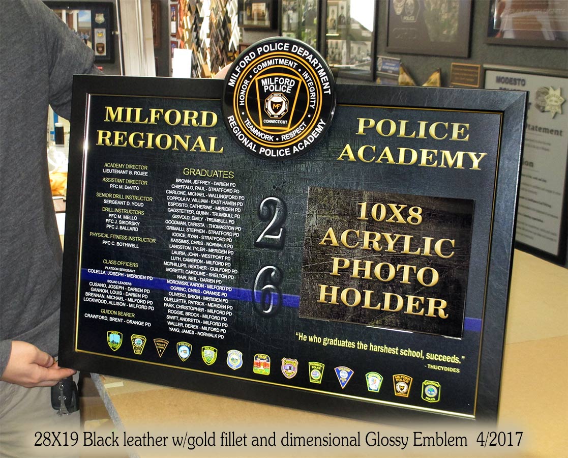 Custom Academy Framing for Military and Law Enforcement