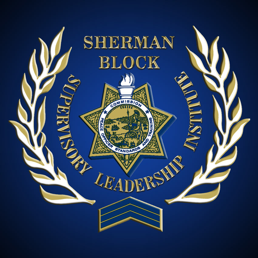 Sherman Block Leadership Presentations by Badge Frame