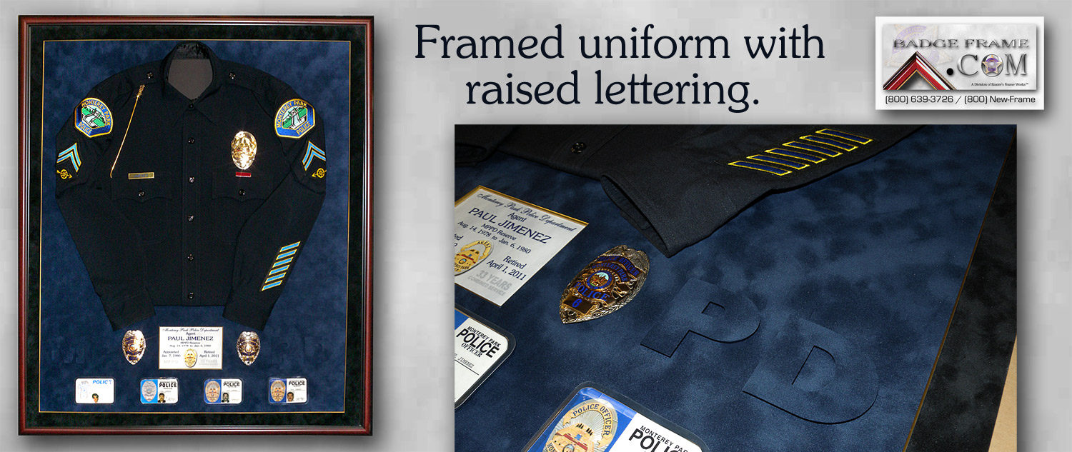 Uniform Framing from Badge Frame