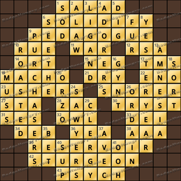 Crossword Cove HD Solution August 1, 2021