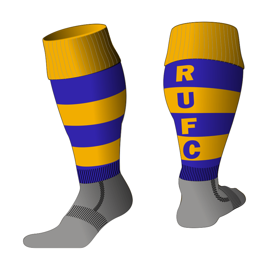 Custom Rugby Sock Design 529 Badger Rugby