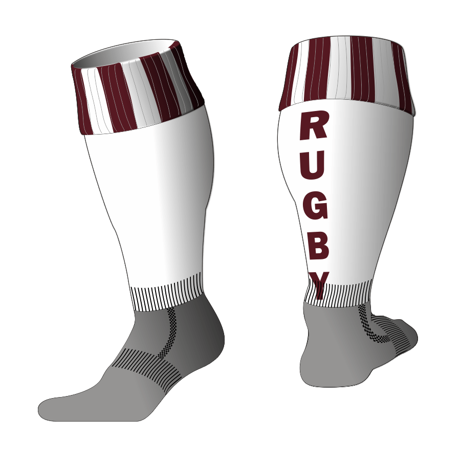 Custom Rugby Sock Design 539 Badger Rugby