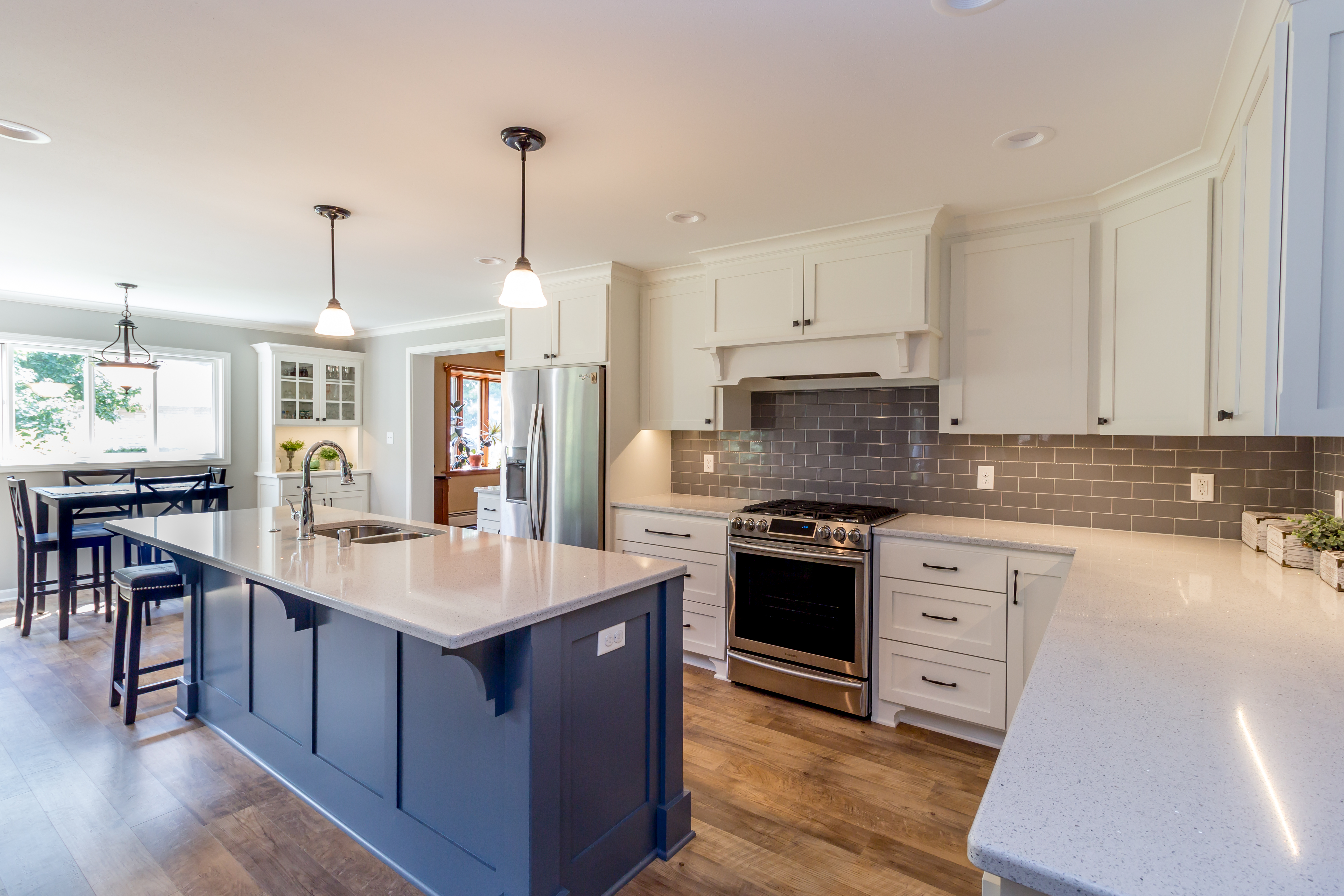 Hartland Kitchen and Laundry Room Remodel Badger Carpentry, Inc.