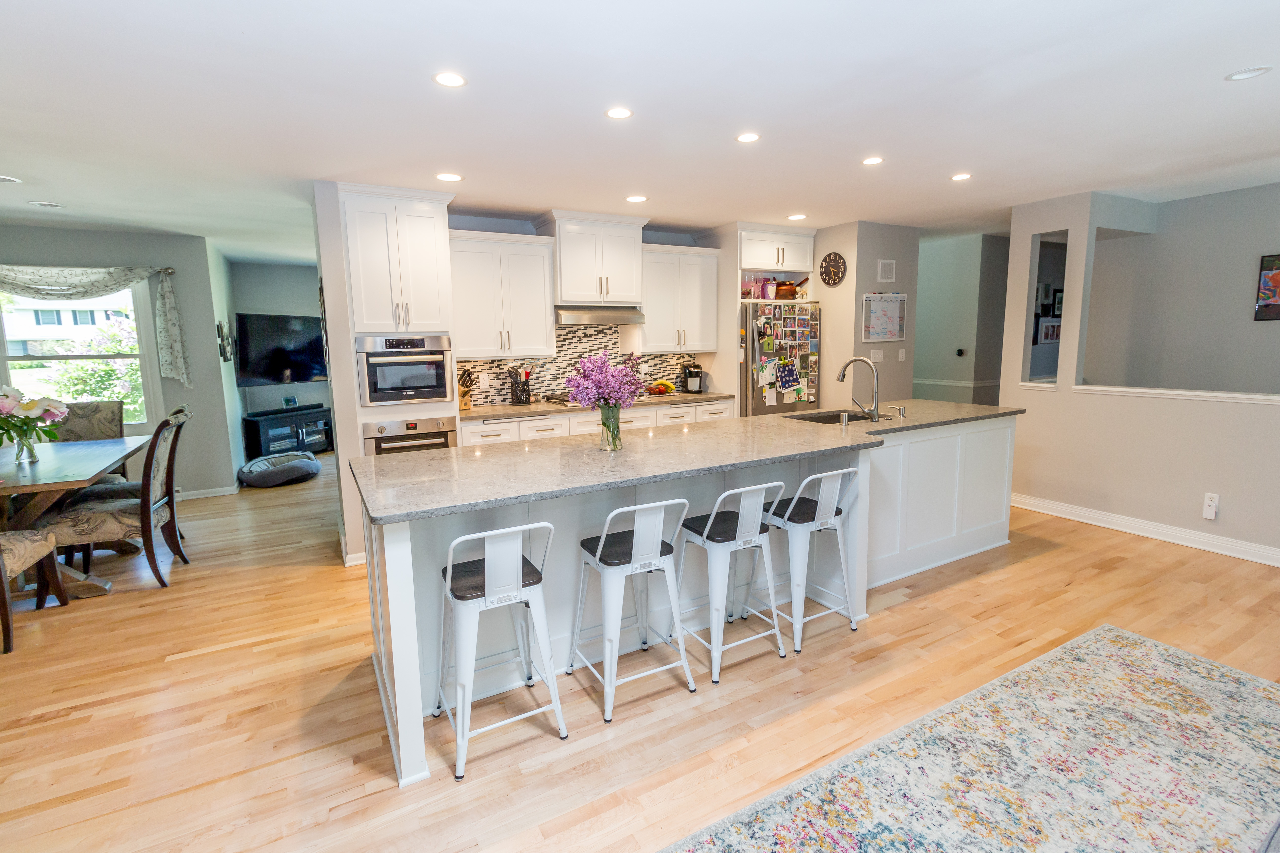 Open Concept Kitchen Remodel Badger Carpentry, Inc.