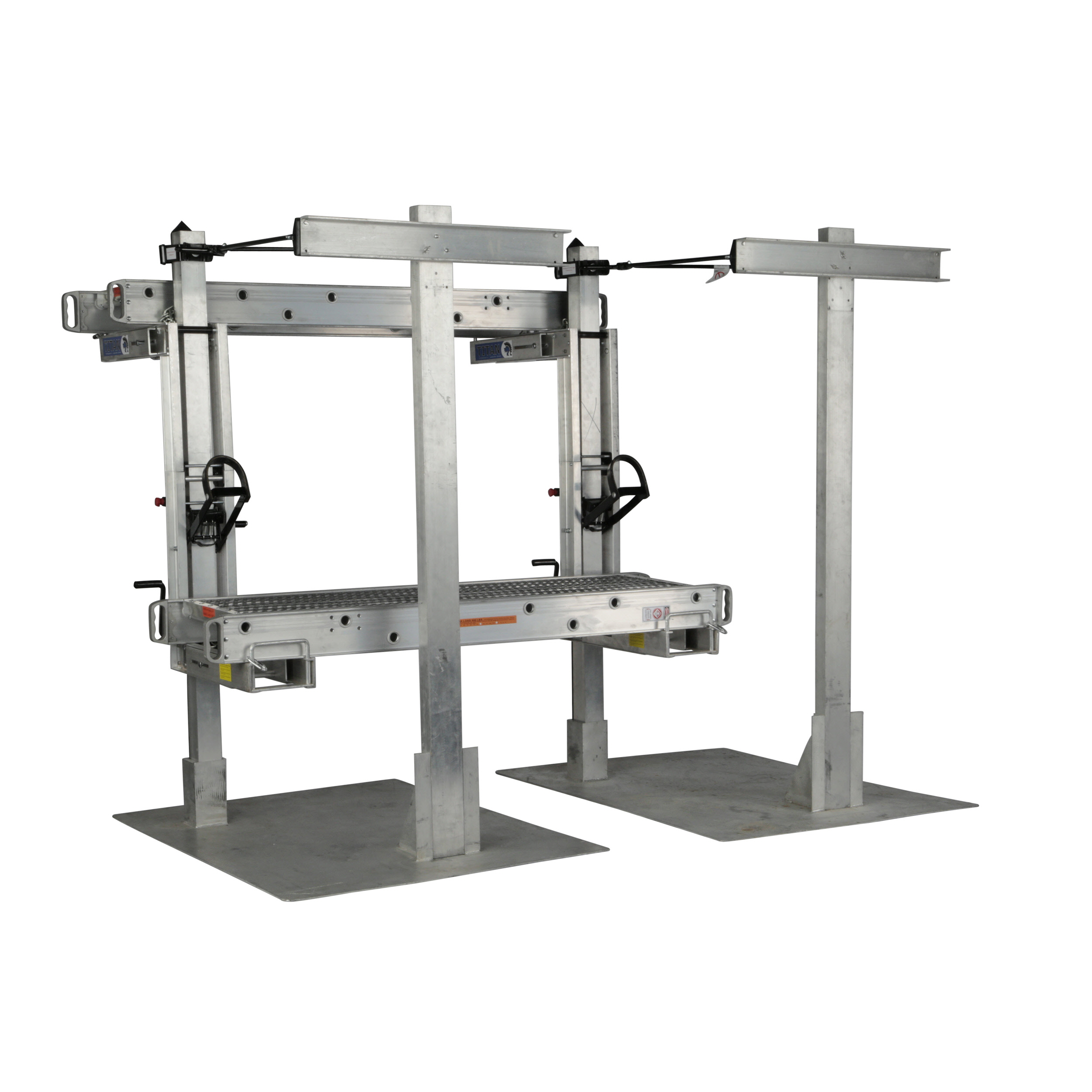 Package 3 (2)14" x 24' Stages Badger Ladder