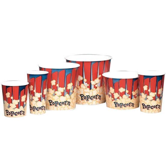 Popcorn Cups Badger Popcorn & Concession Supply Co.