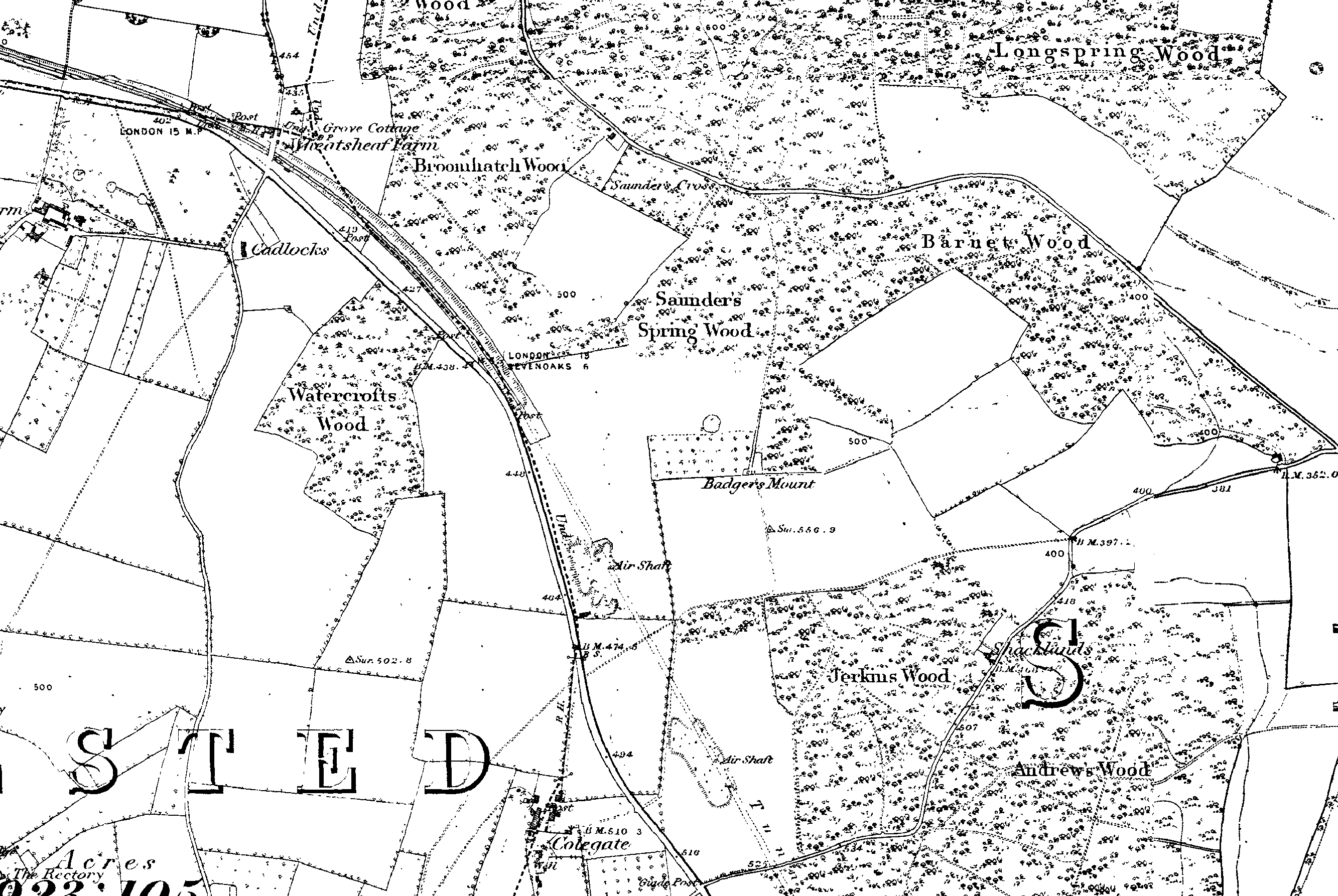 Badgers Mount information Sevenoaks, Kent Links and Local