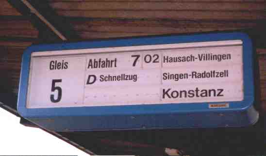 Die Schwarzwaldbahn Offenburg Konstanz