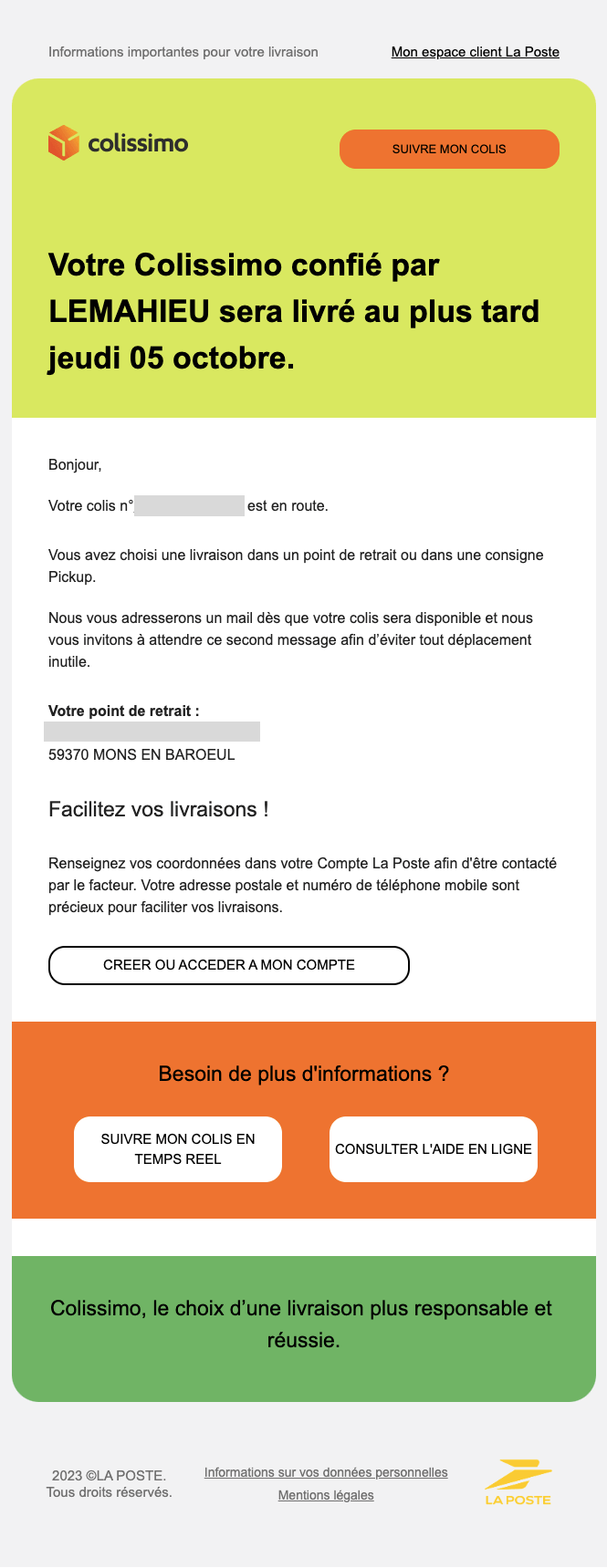 La PosteColissimo Badsender