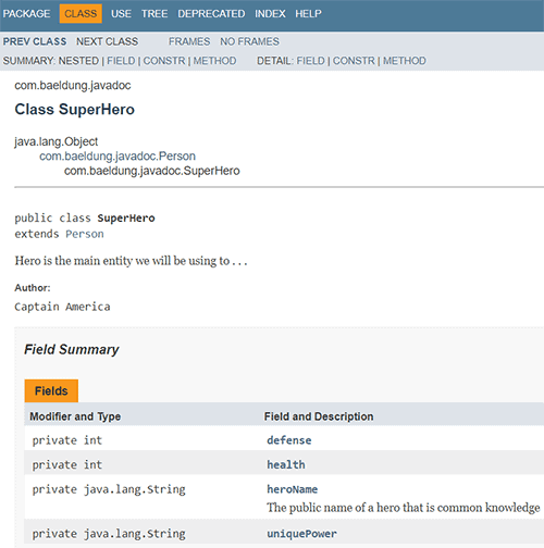 JavaDoc入门指南 Baeldung中文网