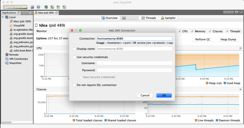Remote Monitoring with VisualVM and JMX Baeldung