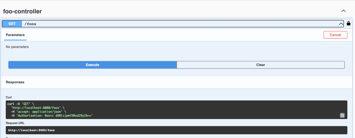 Form Login and Basic Authentication in springdocopenapi Baeldung