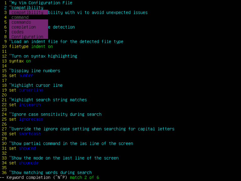 Support in Vim Baeldung on Linux