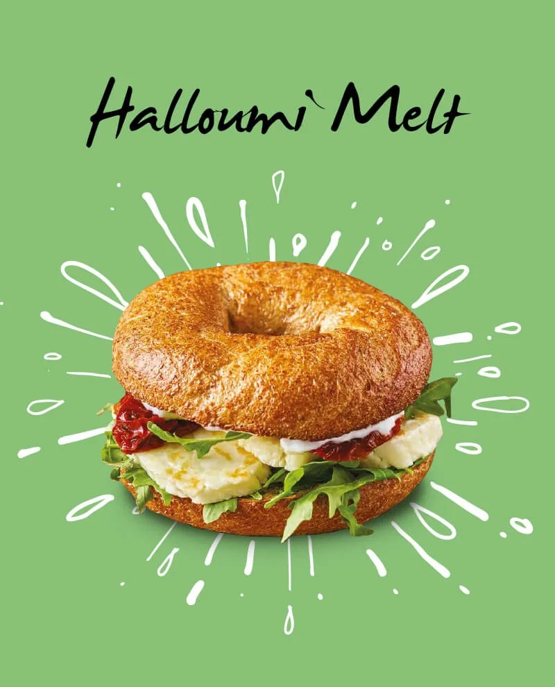 HALLOUMI MELT Bagel Factory