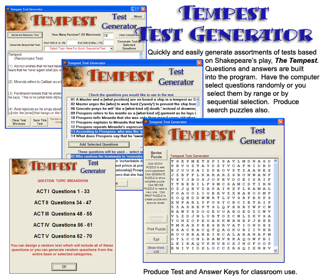 Essay of the tempest