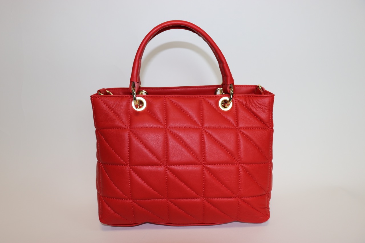 Quilted Leather Handbag R855 Bagitali
