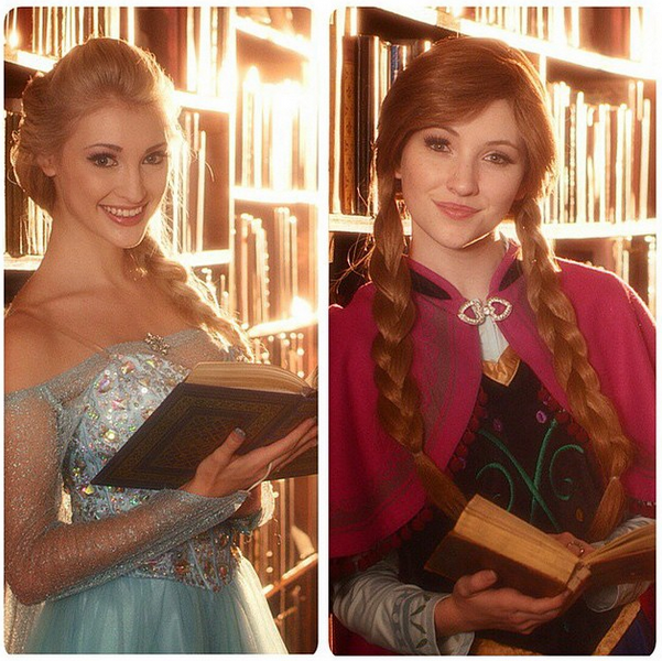 Elsa and Anna in Real Life »